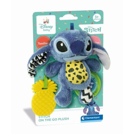 Clementoni - Jucarie senzoriala plus Disney Stitch cu zornaitoare pentru dezvoltarea simturilor - imagine 6
